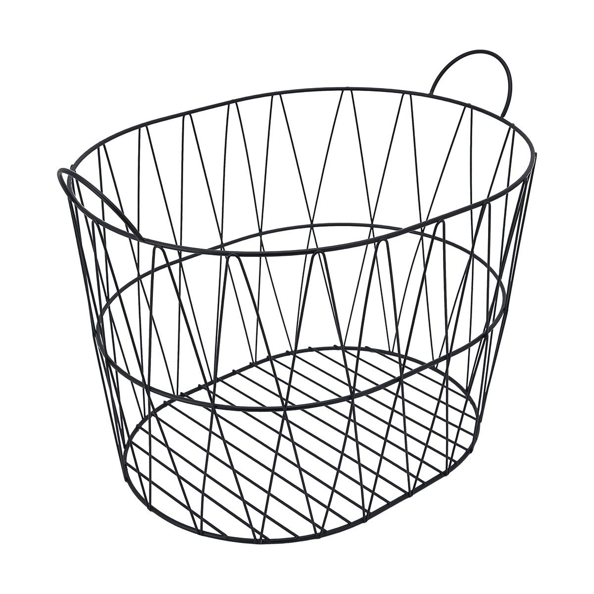 Metal Oval Basket