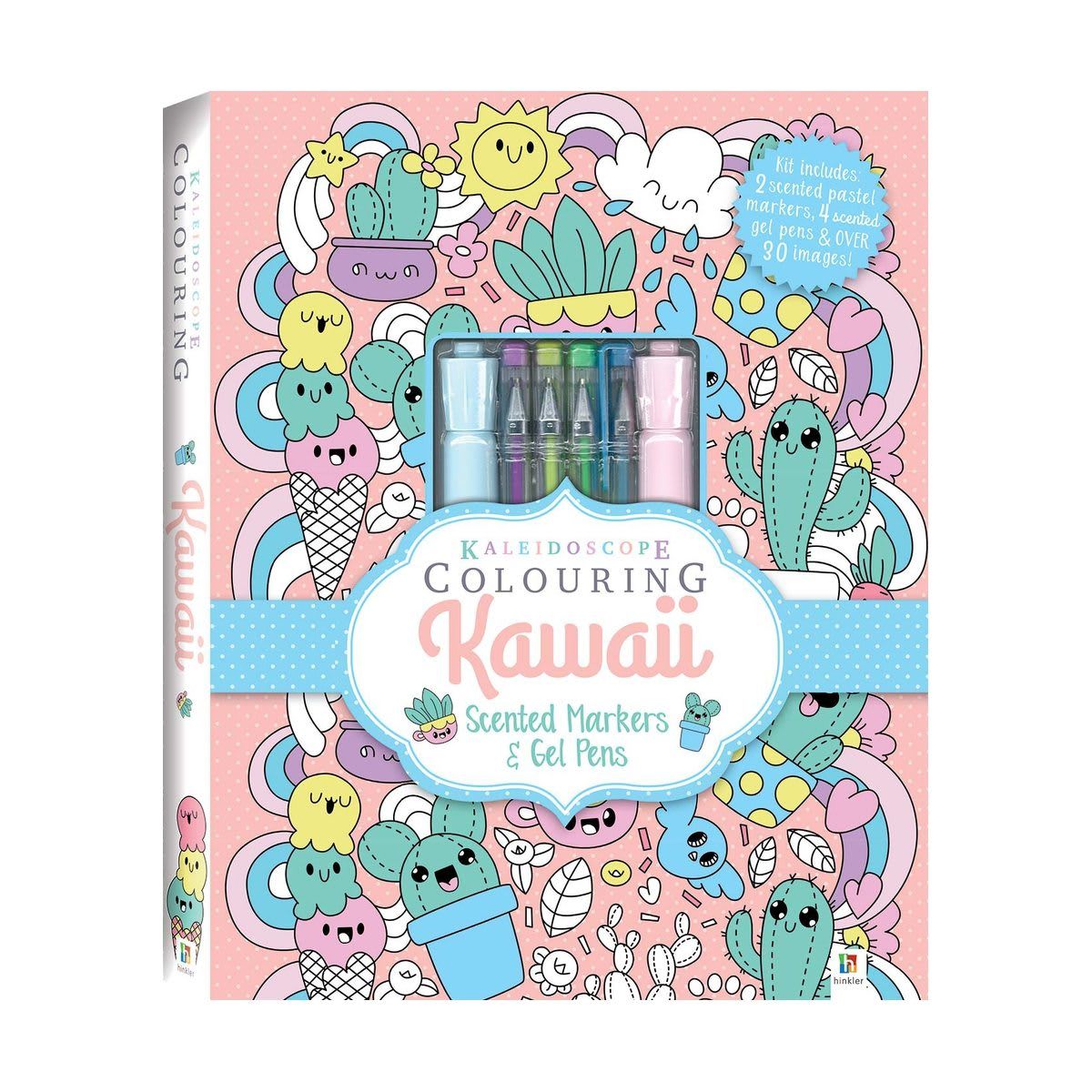 Kaleidoscope Colouring: Kawaii: Colouring Book