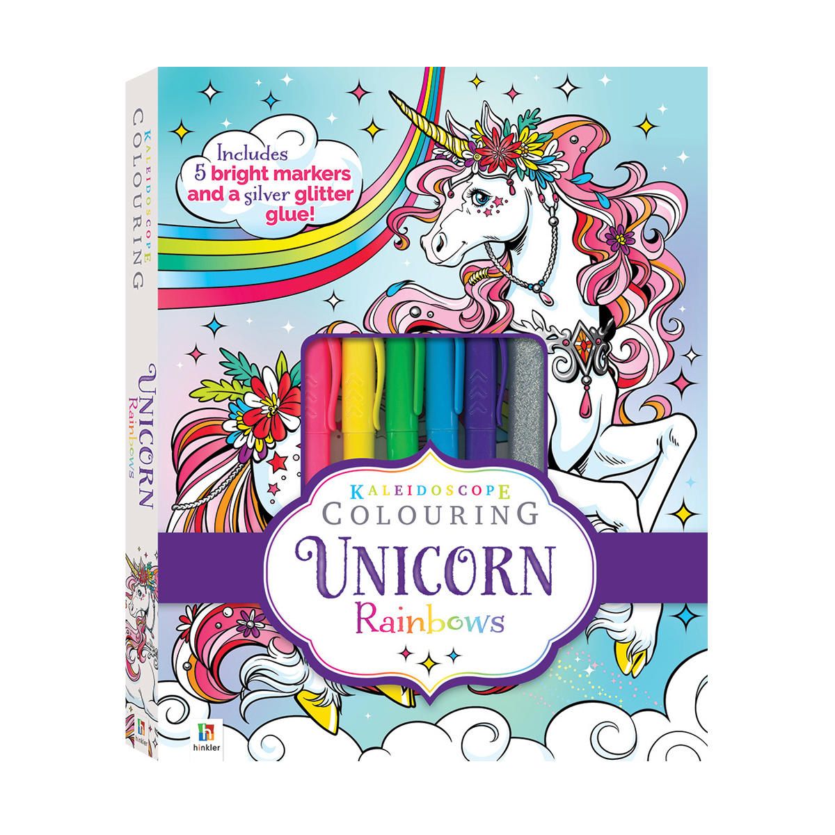 Kaleidoscope Colouring: Unicorn Rainbows Activity Book