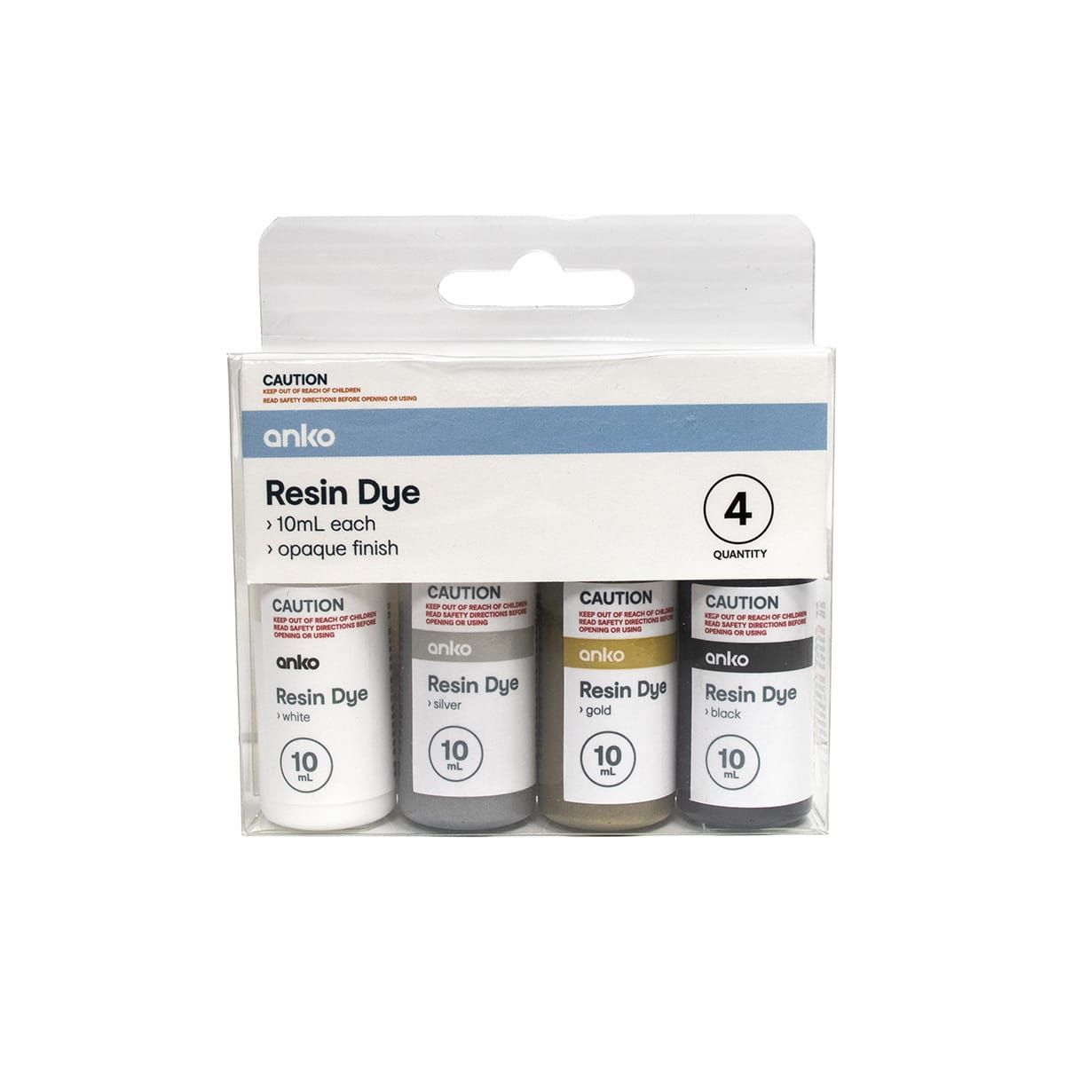 4 Pack Resin Dye - Neutral