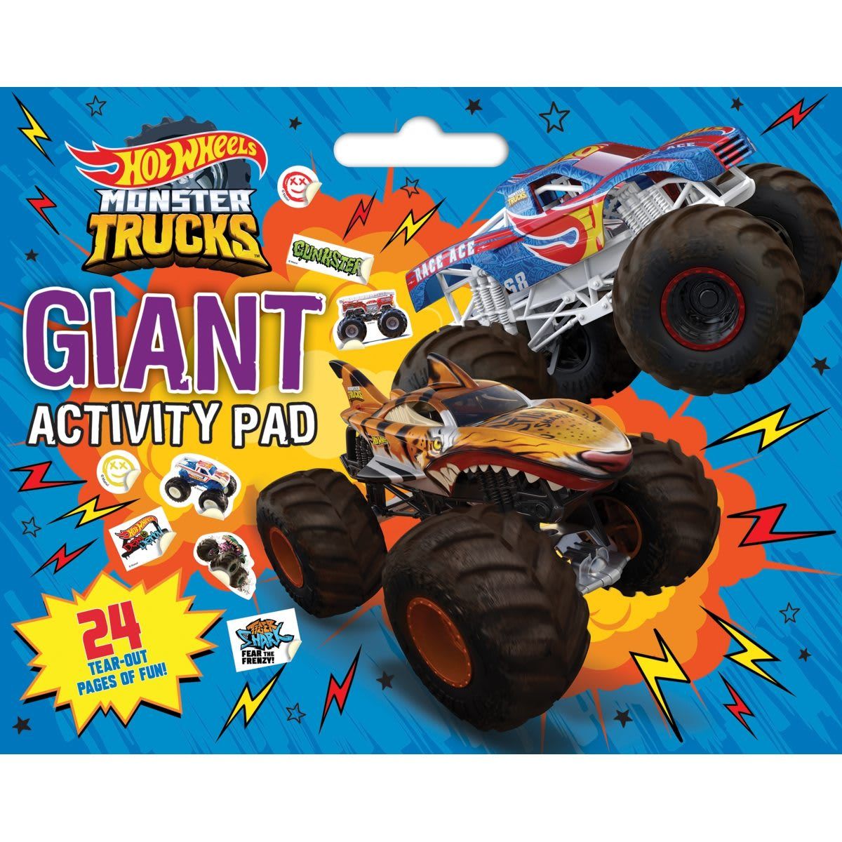 Hot Wheels Monster Trucks Giant Activity Pad