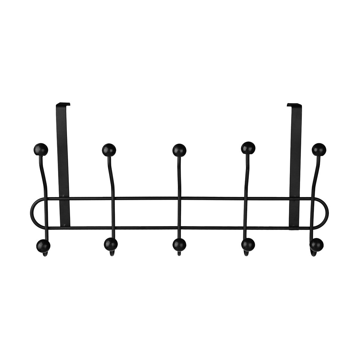 Over The Door Hooks - Black