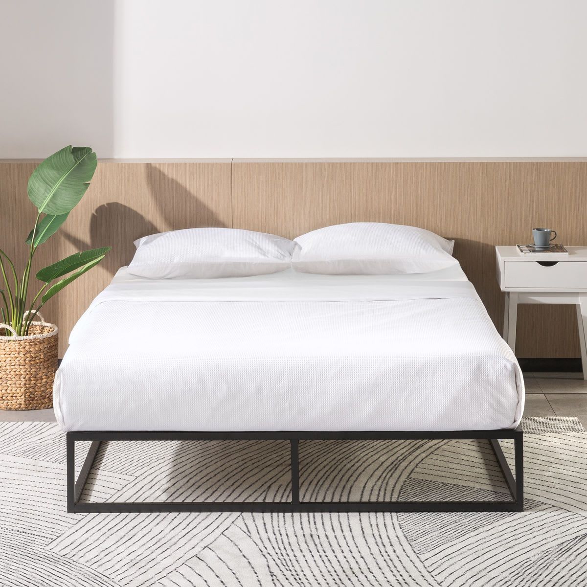 Double Bed Olivia Metal Bed Base