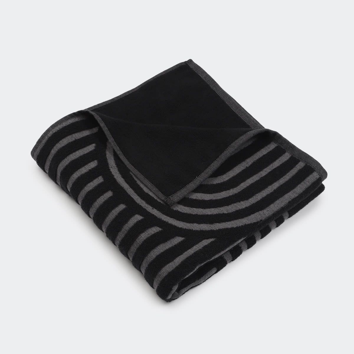 Arches Cotton Bath Towel - Black