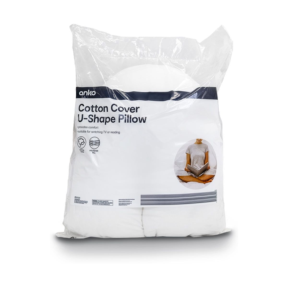 Cotton Cover U-Shape Pillow