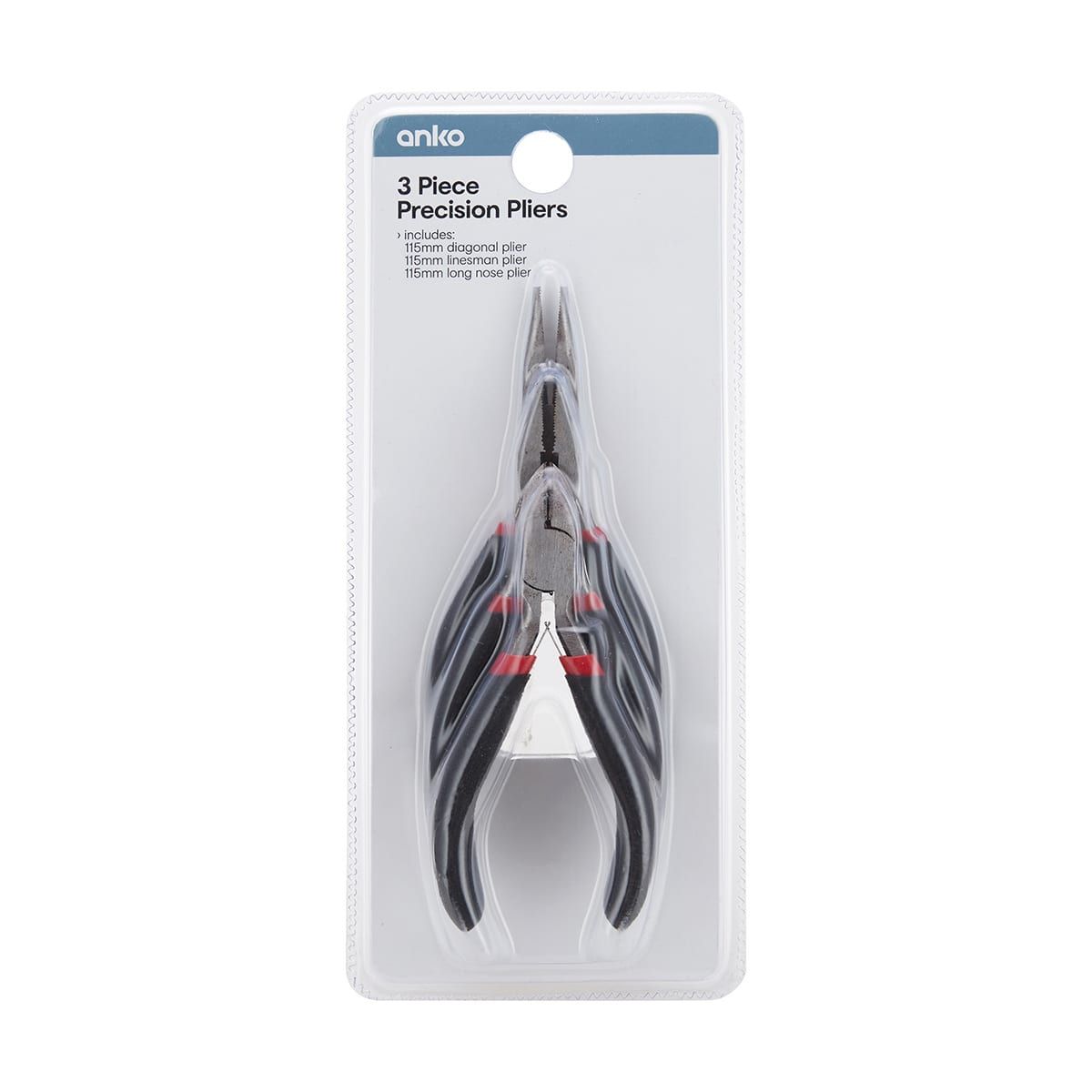 3 Piece Precision Pliers Set