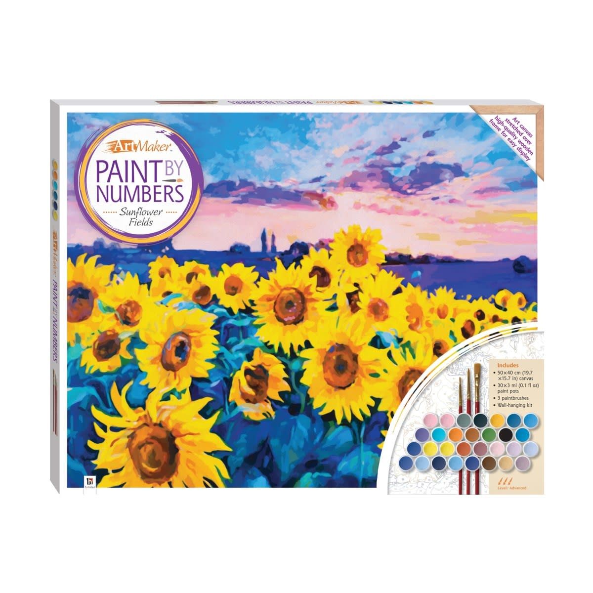 Art Maker Paint By Numbers: Sunflower Fields