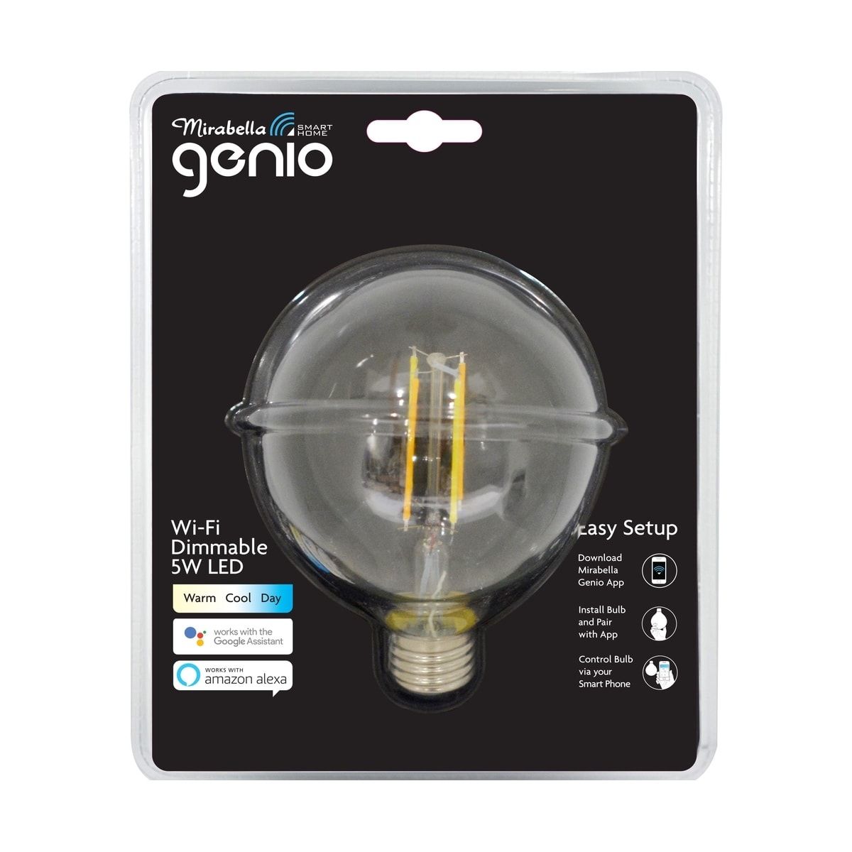 Mirabella Genio Wi-Fi Dimmable 5W LED Bulb