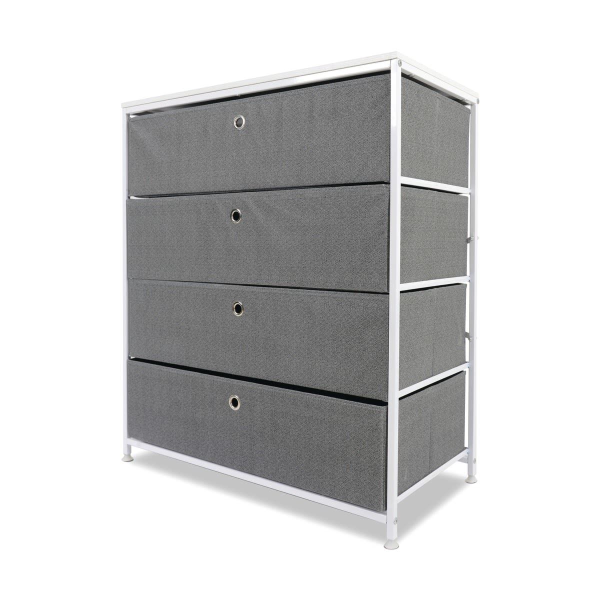 4 Drawer Chest - Grey