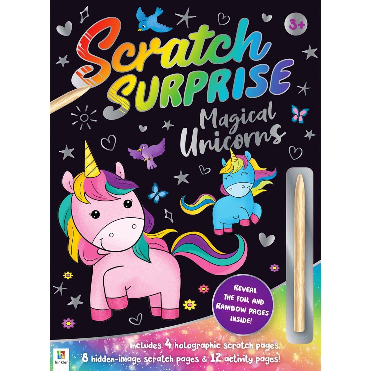Scratch Surprise: Magical Unicorns - Book
