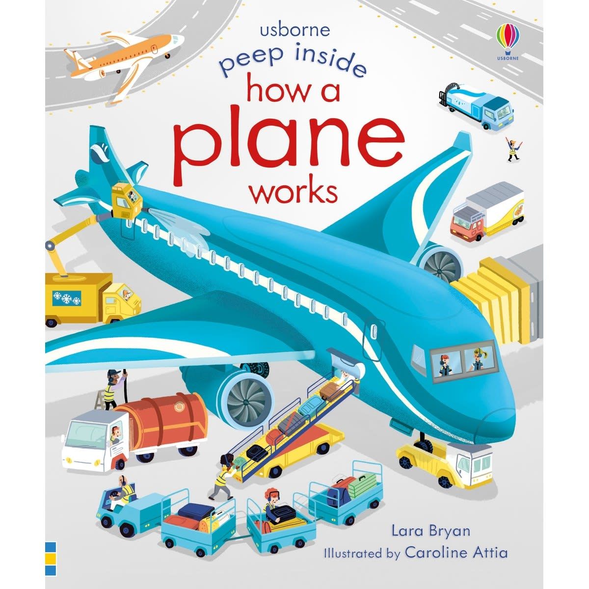Usborne Peep Inside How a Plane Works by Lara Bryan - Book