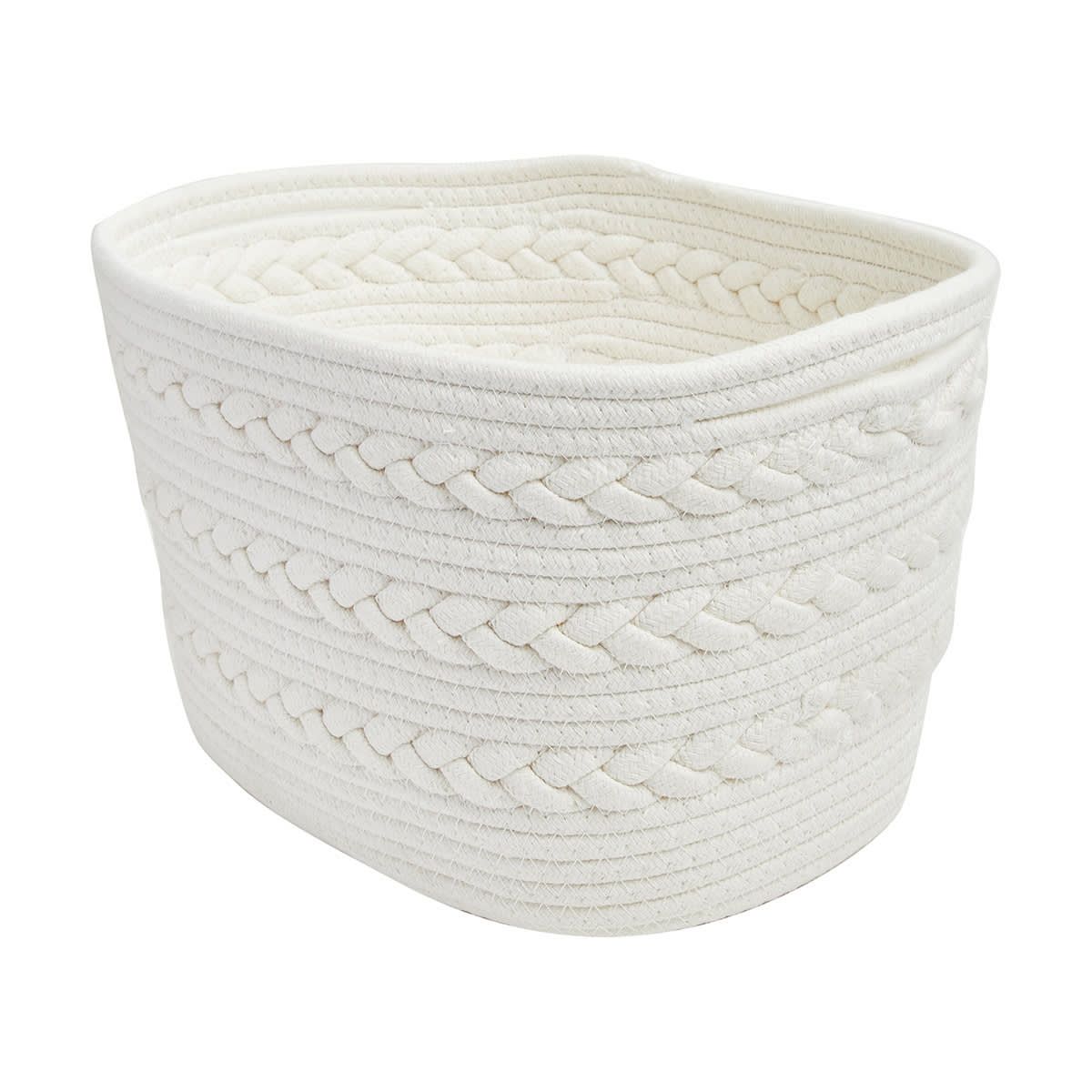 Rectangle Braid Rope Basket