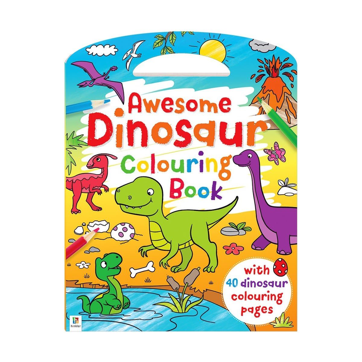 Awesome Dinosaur Colouring Book