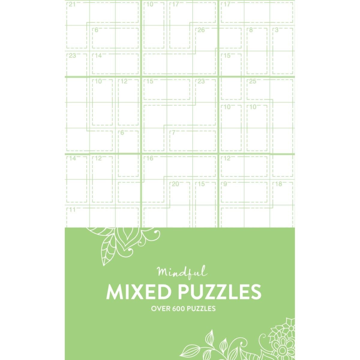 Mindful Mixed Puzzles - Book