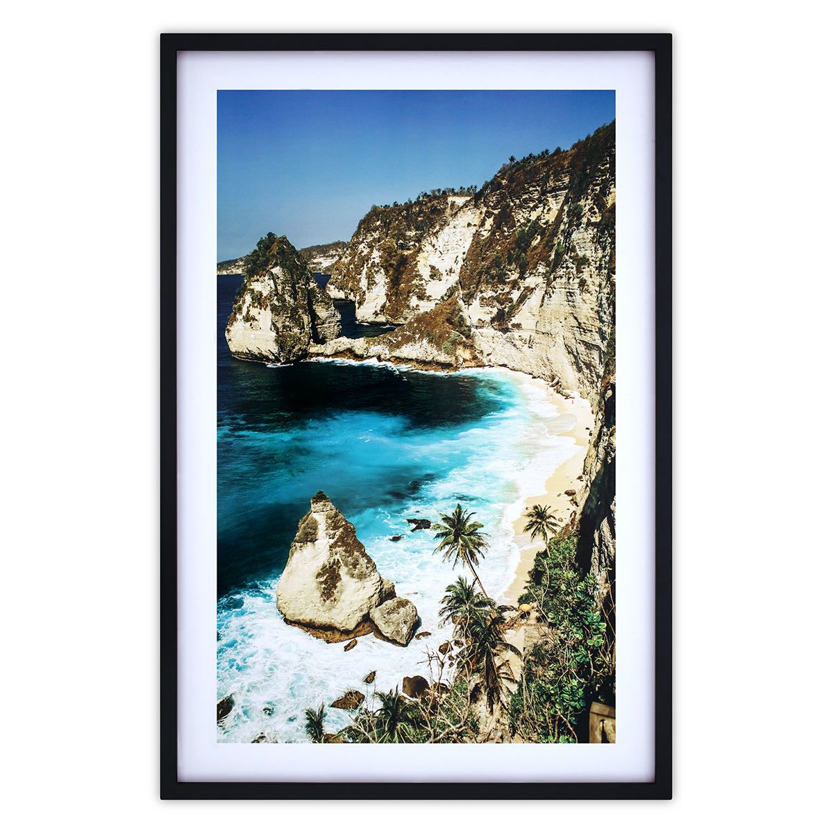 Tropical Coast Framed Print