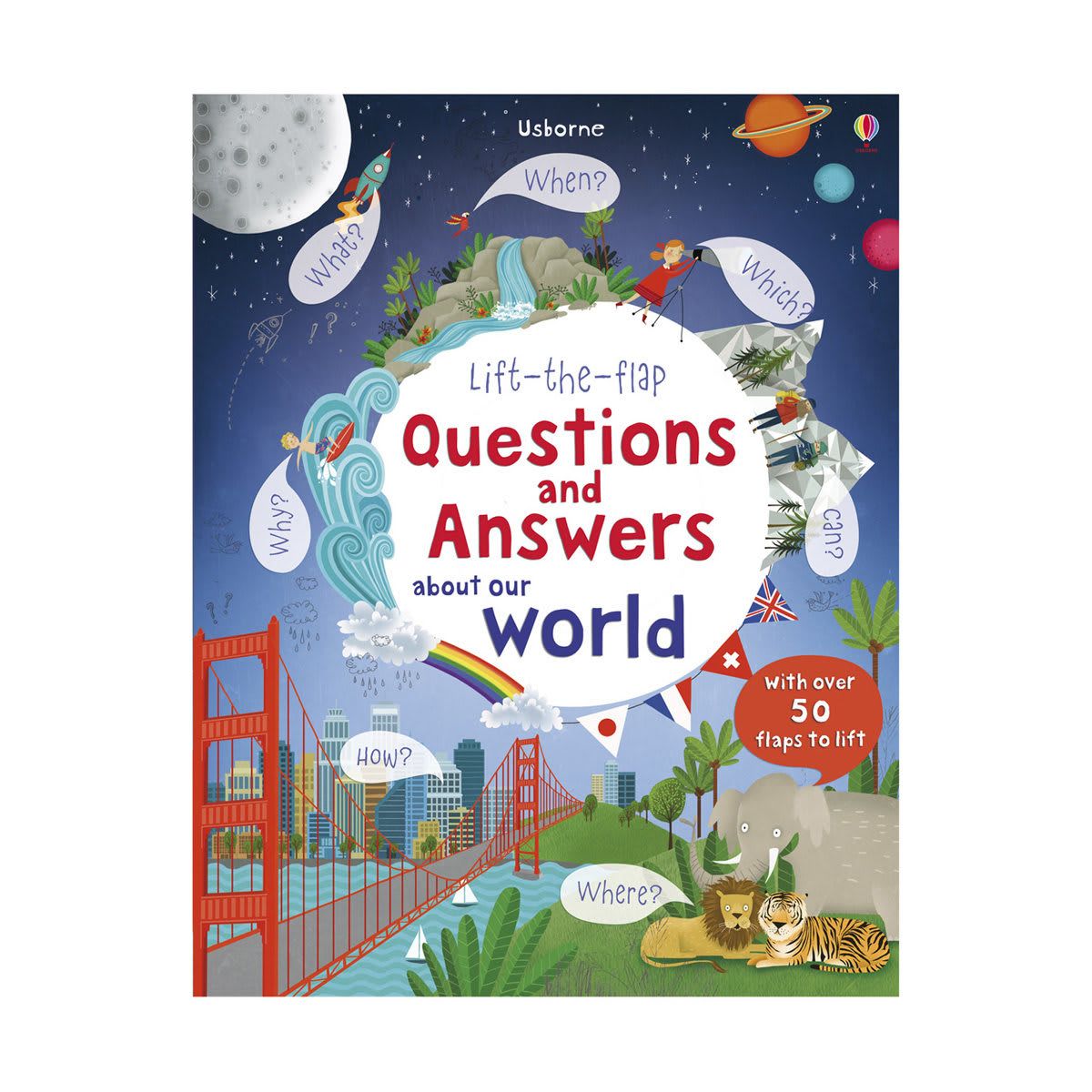 Usborne Lift-The-Flap: Questions and Answers About Our World - Book