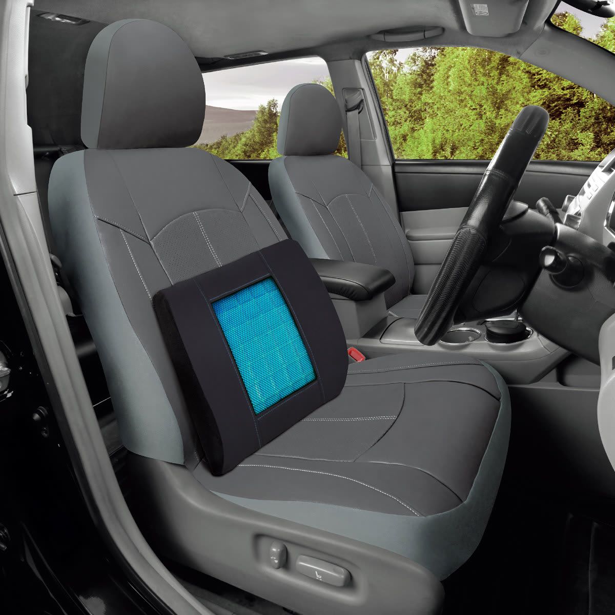 Memory Foam Gel Cooling Back Support