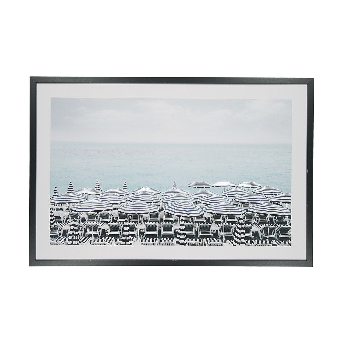 Beach Umbrellas Framed Print