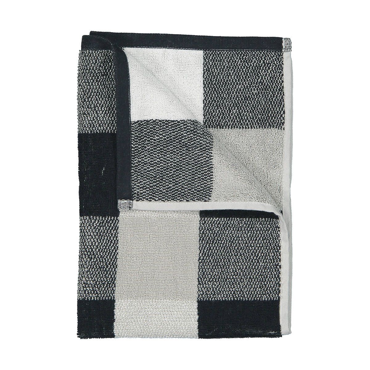 Gingham Monochrome Hand Towel