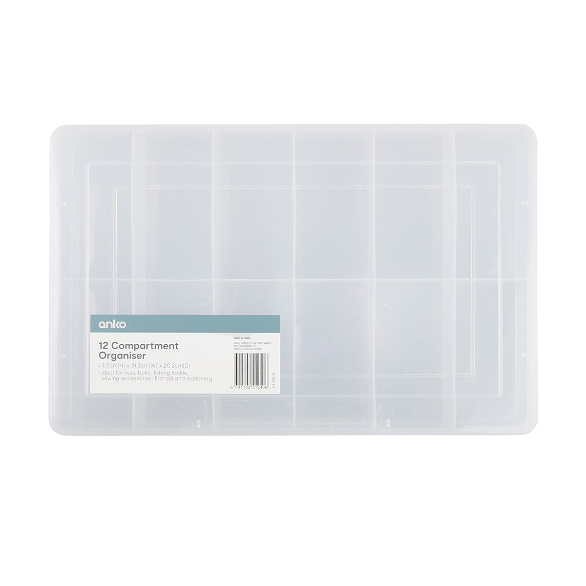12 Compartment Organiser