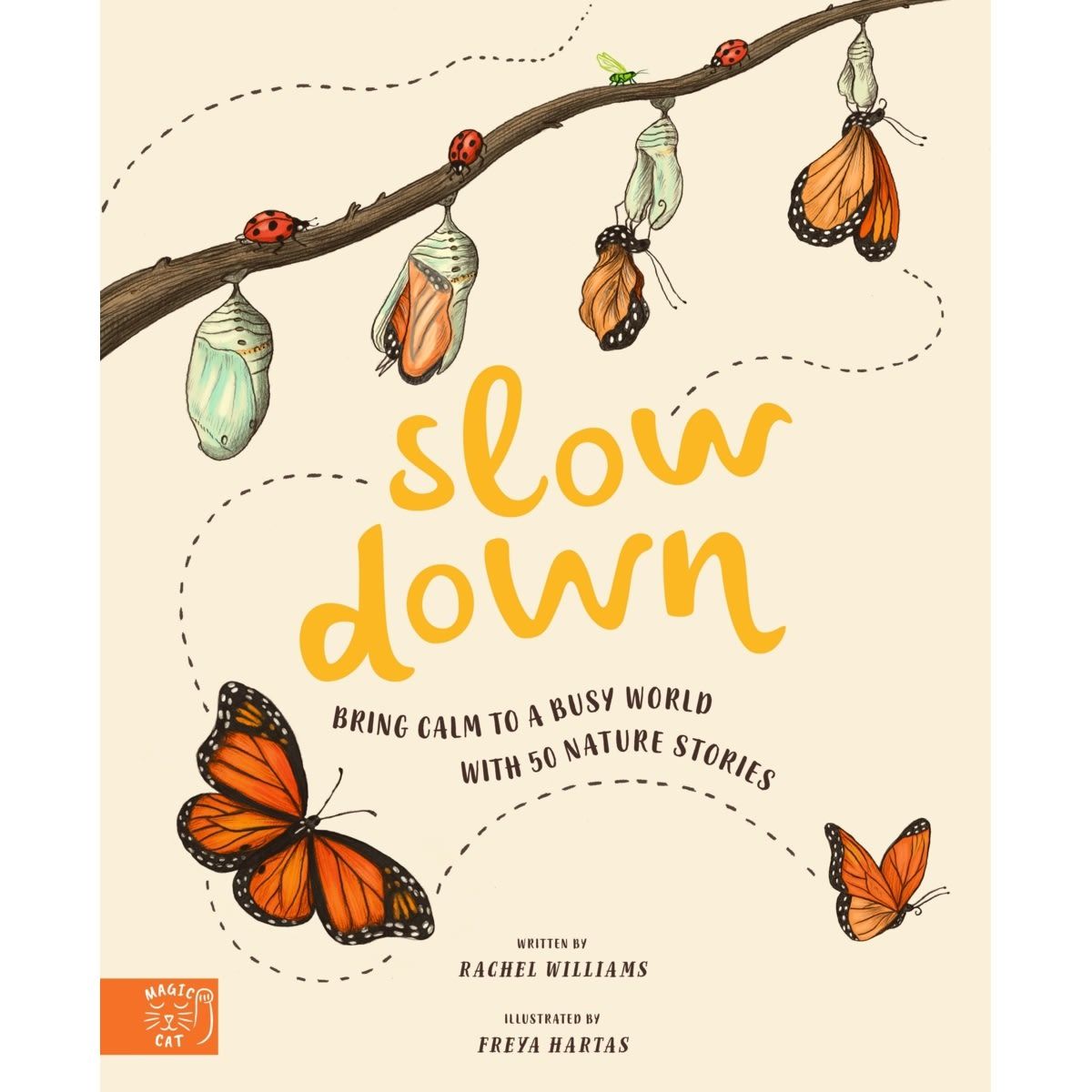 Slow Down: Bring Calm to a Busy World with 50 Nature Stories by Rachel Williams - Book