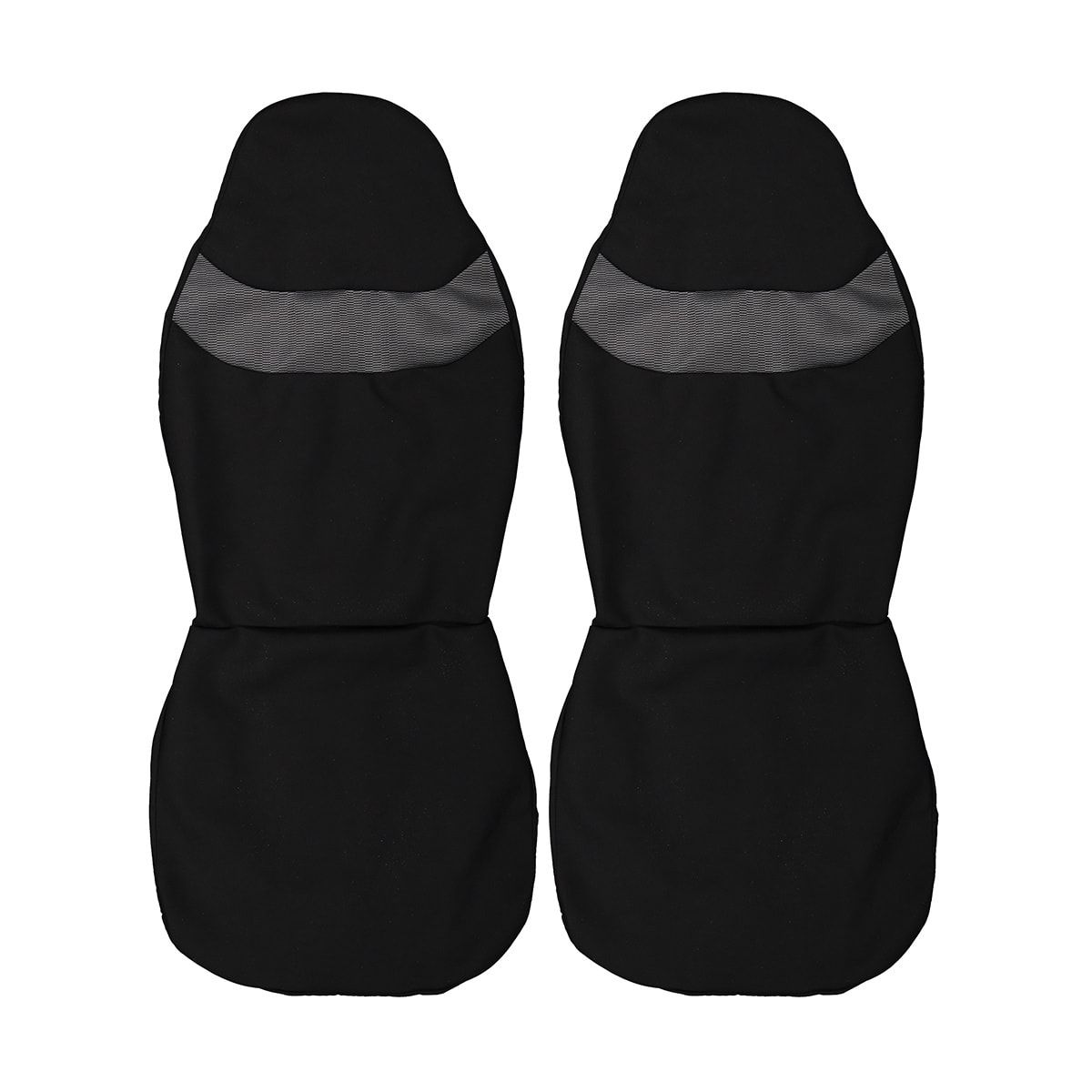 2 Front Seat Covers Silver