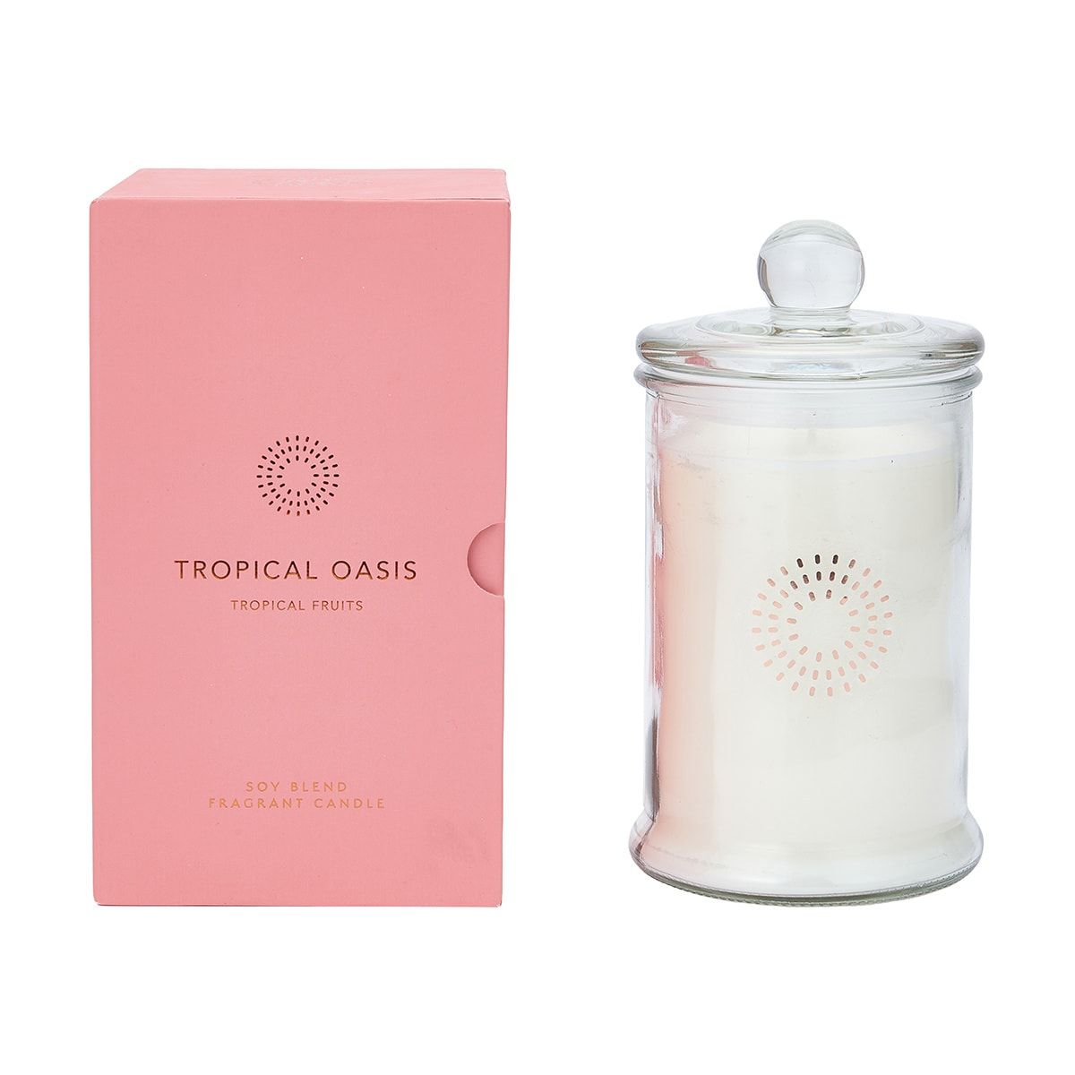 Tropical Oasis Jar Fragrant Candle