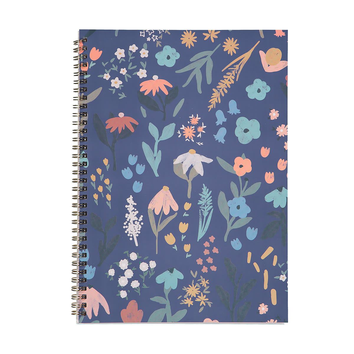 A4 Spiral Notebook - Ditsy