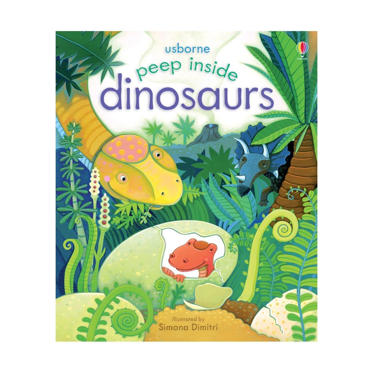 Usborne Peep Inside Dinosaurs - Book