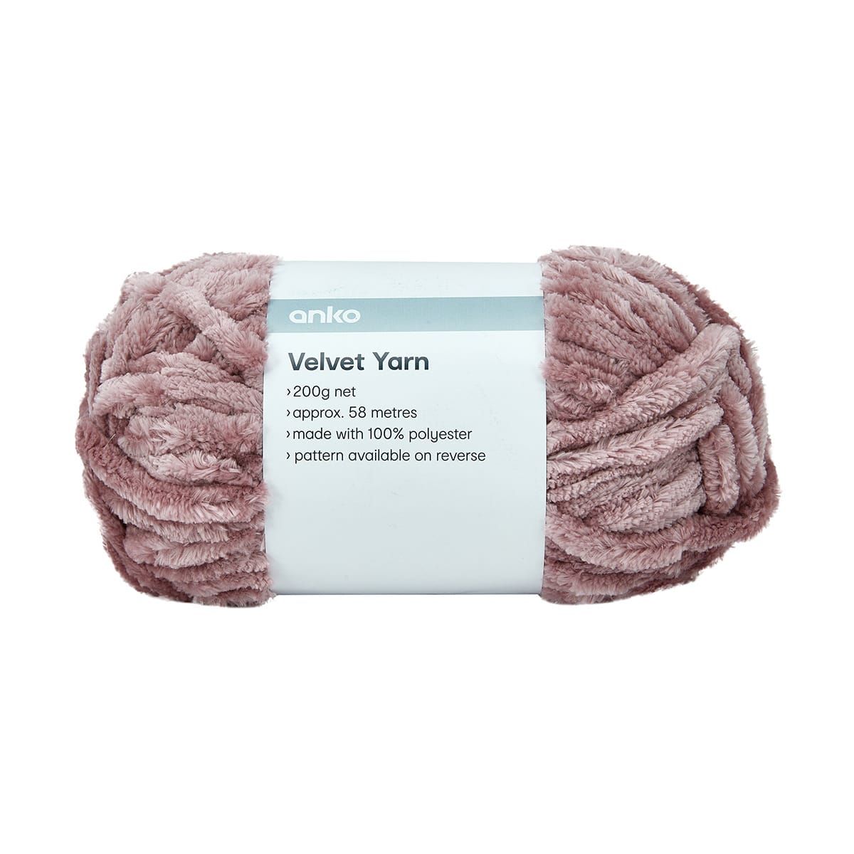 Velvet Yarn - Pink