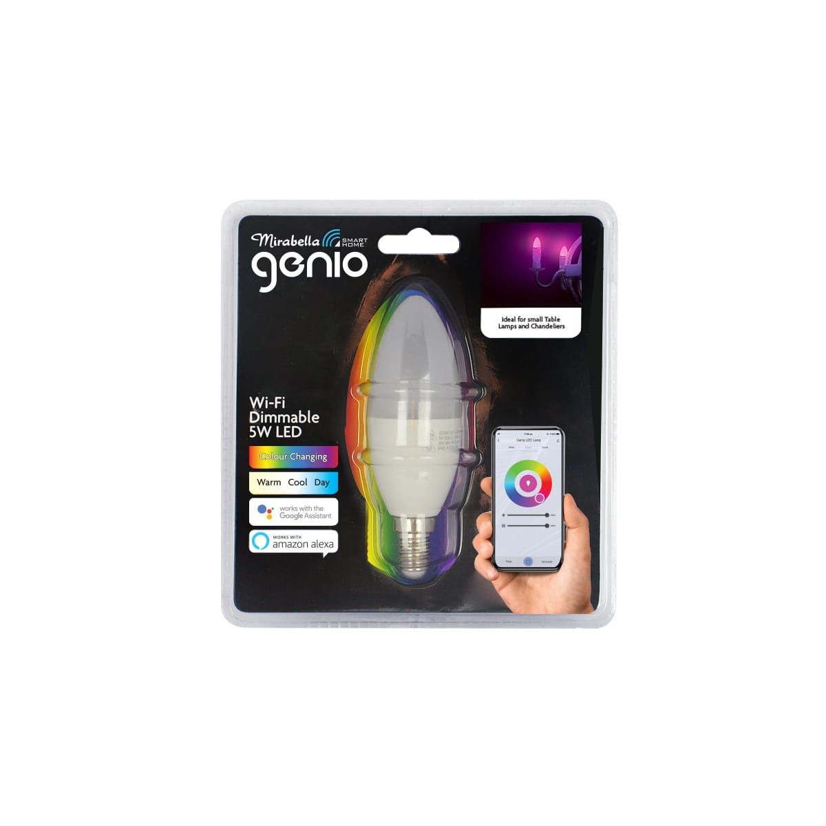 Mirabella Genio Smart Home Wi-Fi Dimmable 5W LED Light