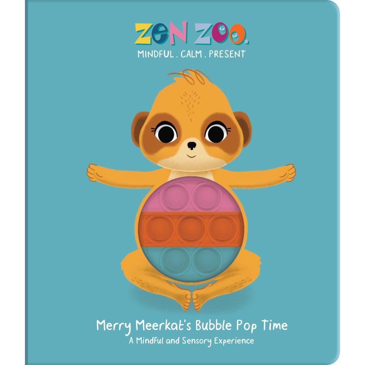 Zen Zoo Merry Meerkat's Bubble Pop Time - Board Book