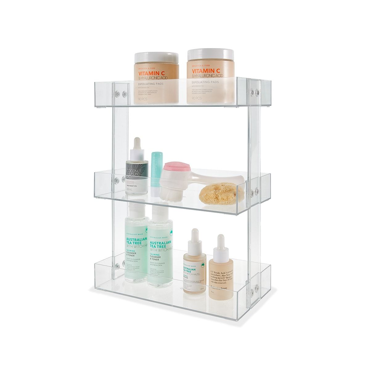 Modular 3 Tier Skincare Shelf