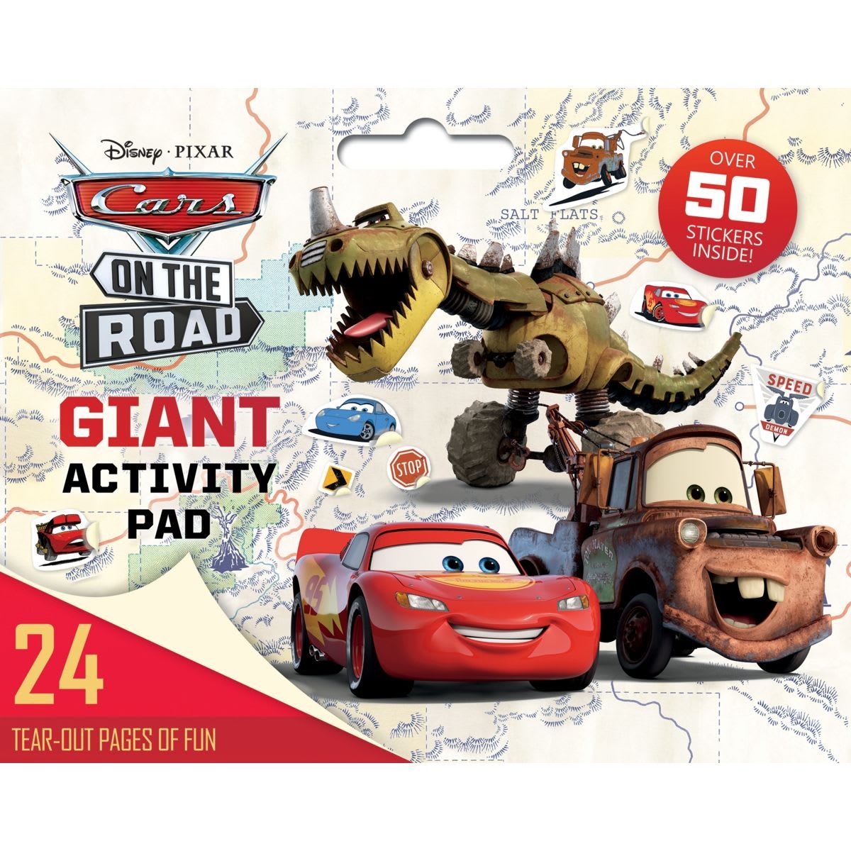 Disney Pixar Cars On The Road Giant Activity Pad - Book
