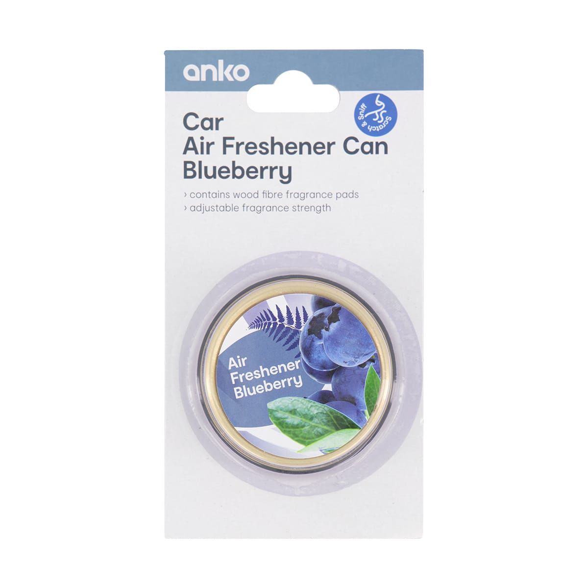 Car Air Freshener Can - Blueberry