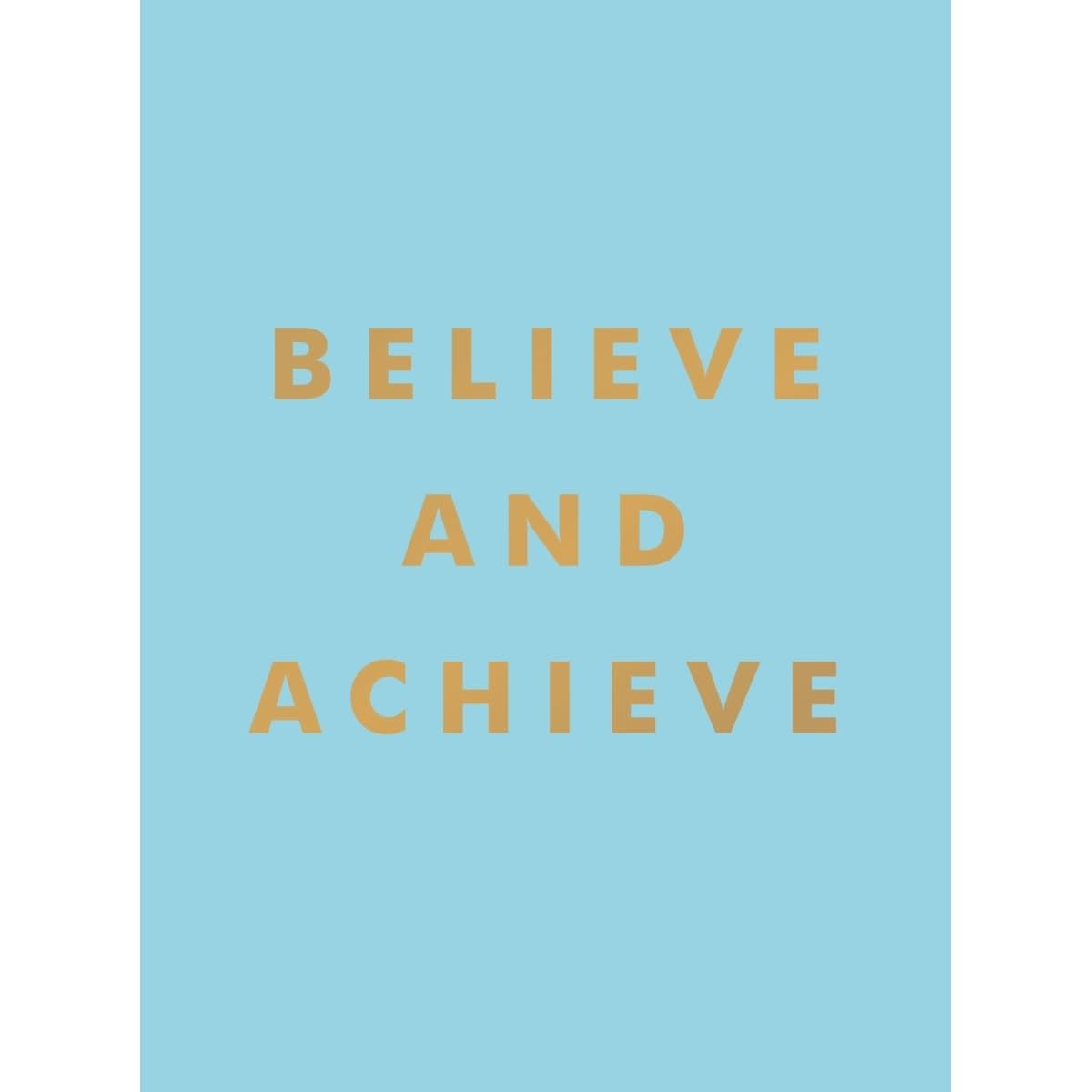 Believe and Achieve - Book