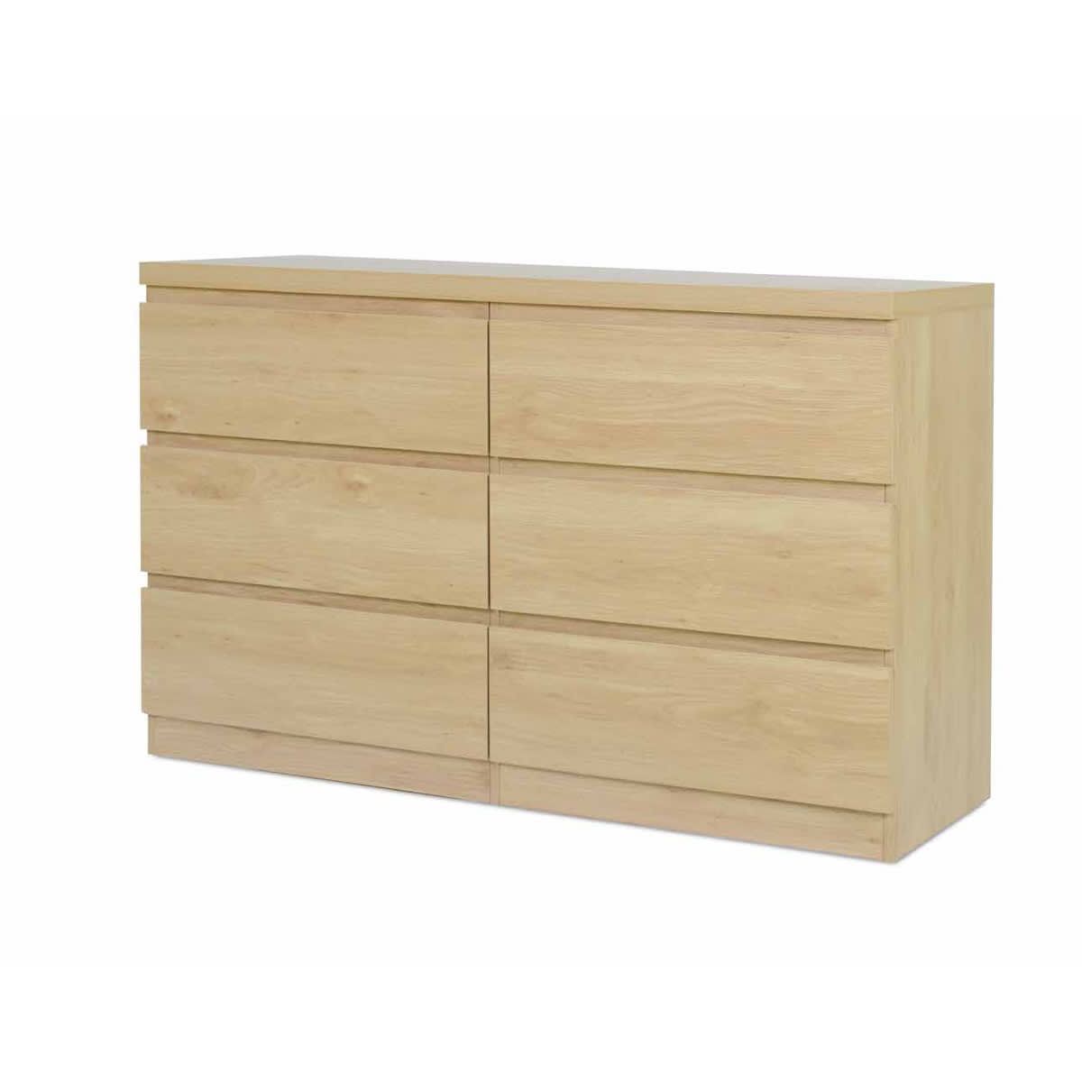 6 Drawer Dresser - Brown