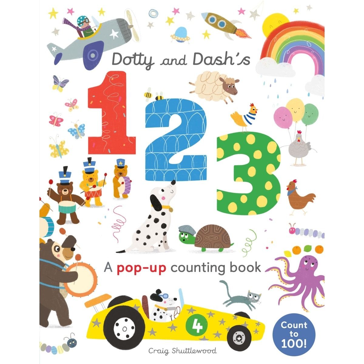 Dotty and Dash's 1, 2, 3 Pop-up Counting Book by Patricia Hegarty