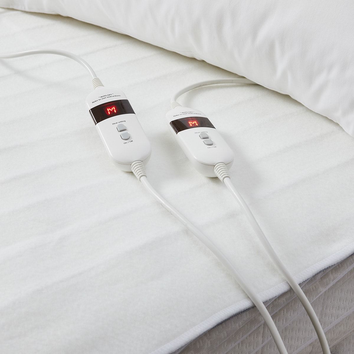 Fitted Electric Blanket - King Bed, White