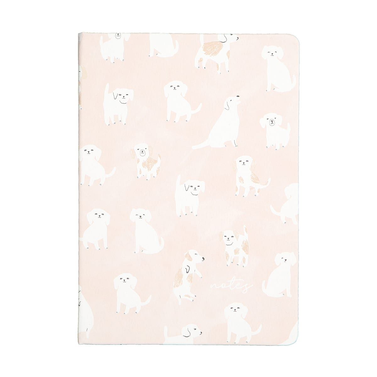 A5 Journal - Dog, Pink