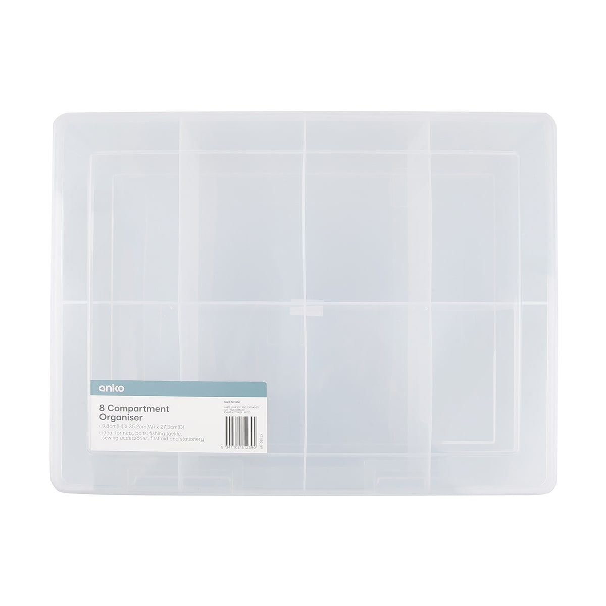 8 Compartment Organiser