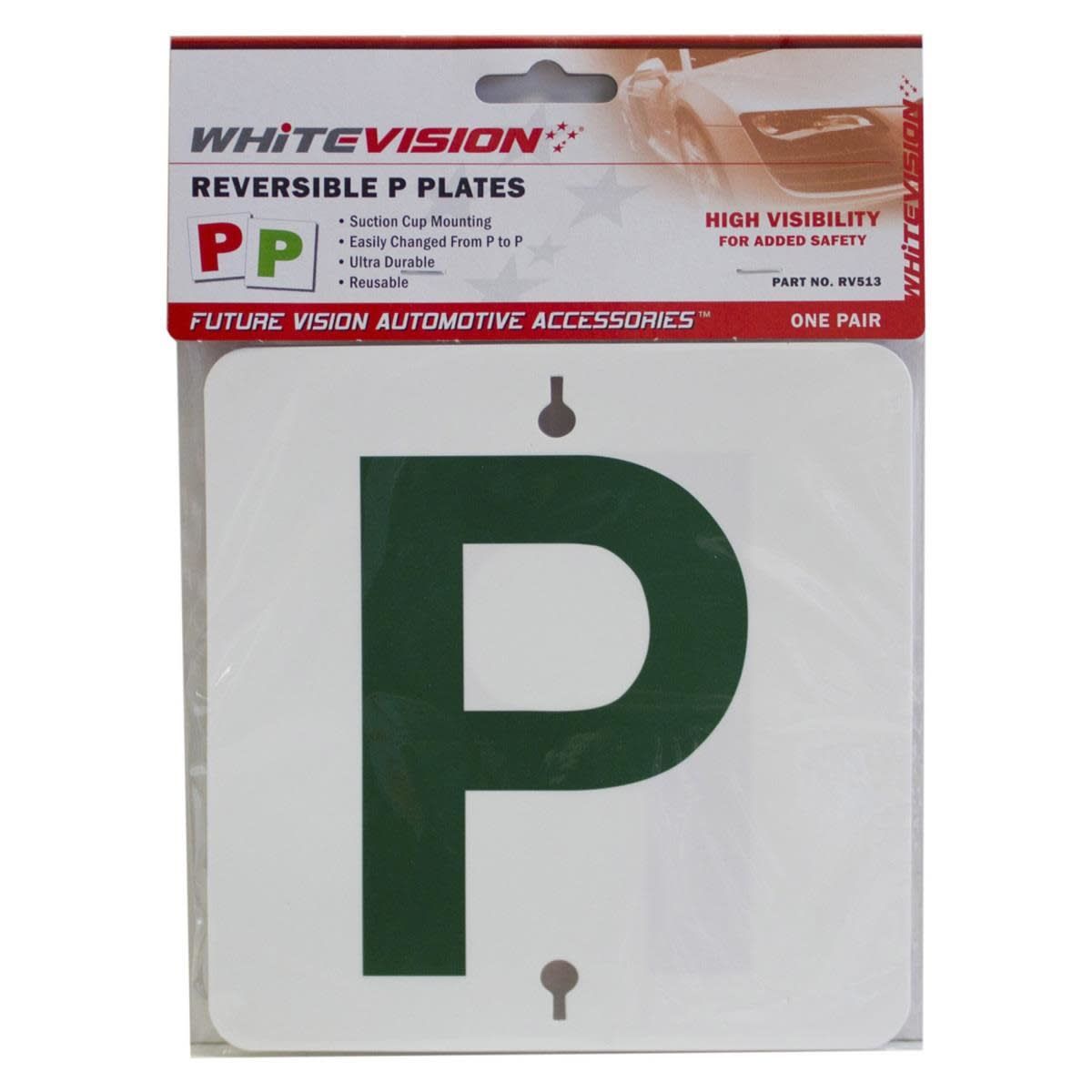 Whitevision Reversible P Plates - QLD