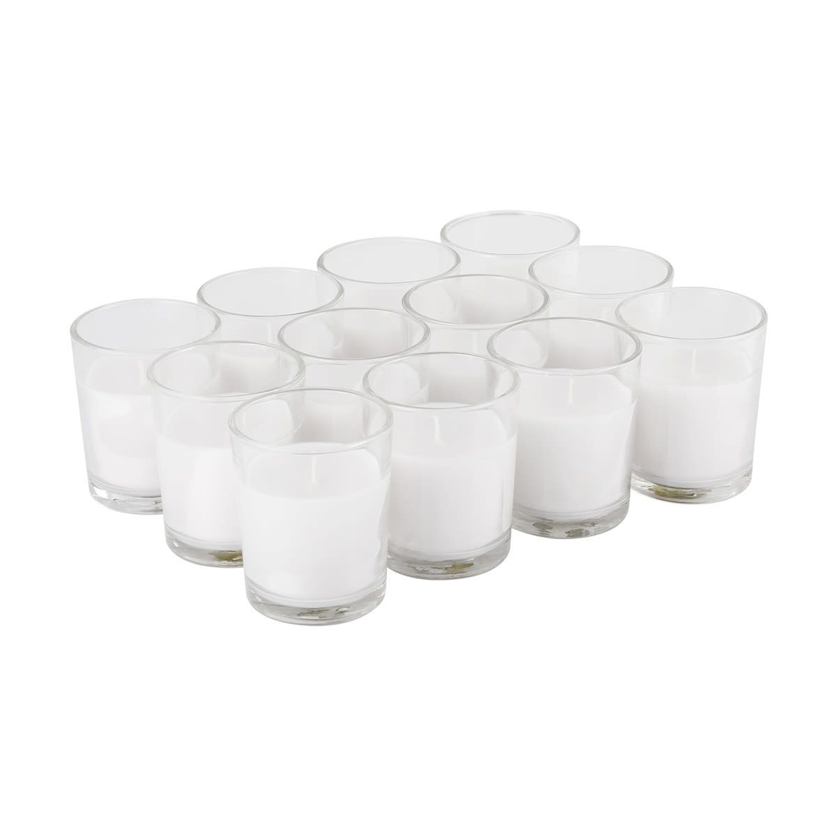 Unscented Candles - Pack of 12