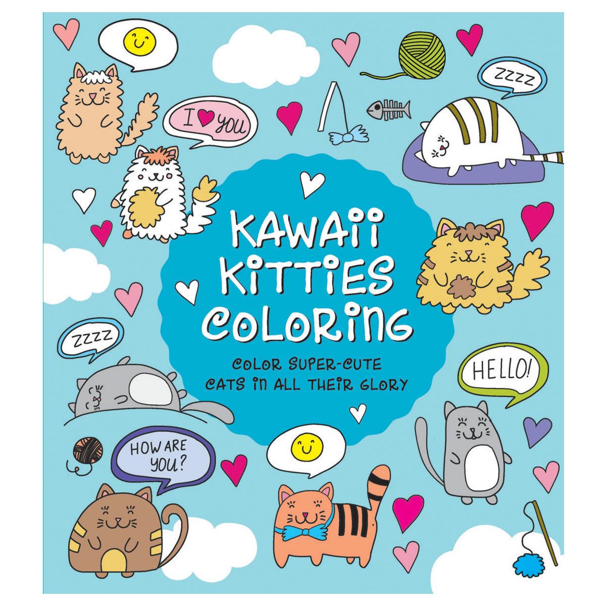 Kawaii Kitties Colouring Book