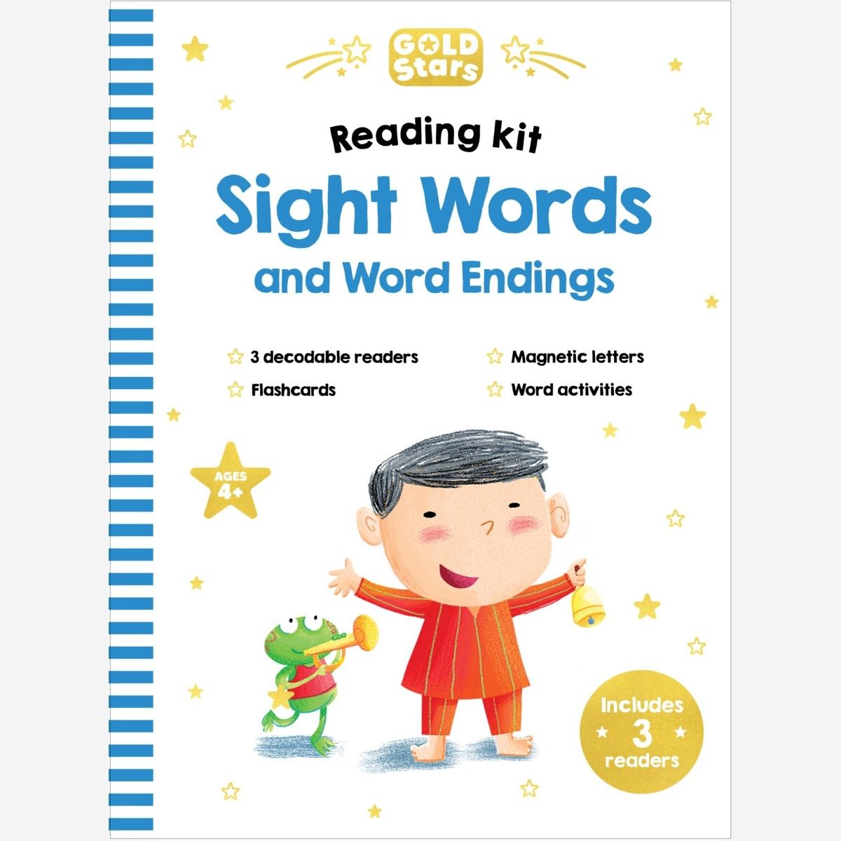 Gold Stars: Sight Words & Word Endings Reading Kit - Book