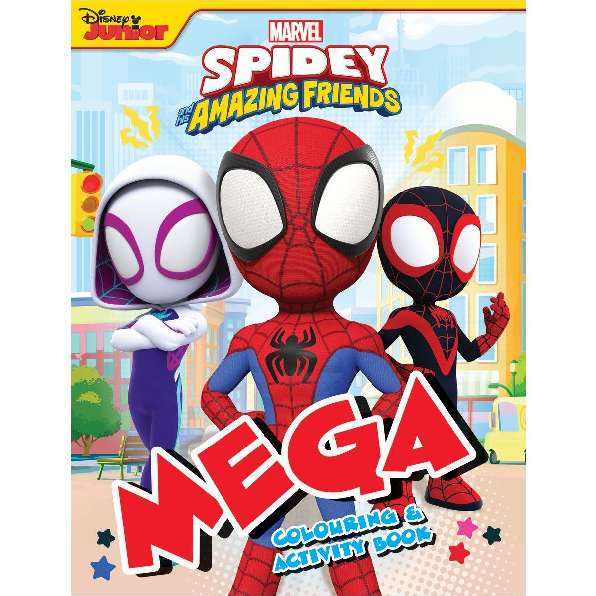 Disney Junior Marvel Spidey and His Amazing Friends Mega Colouring and Activity Book