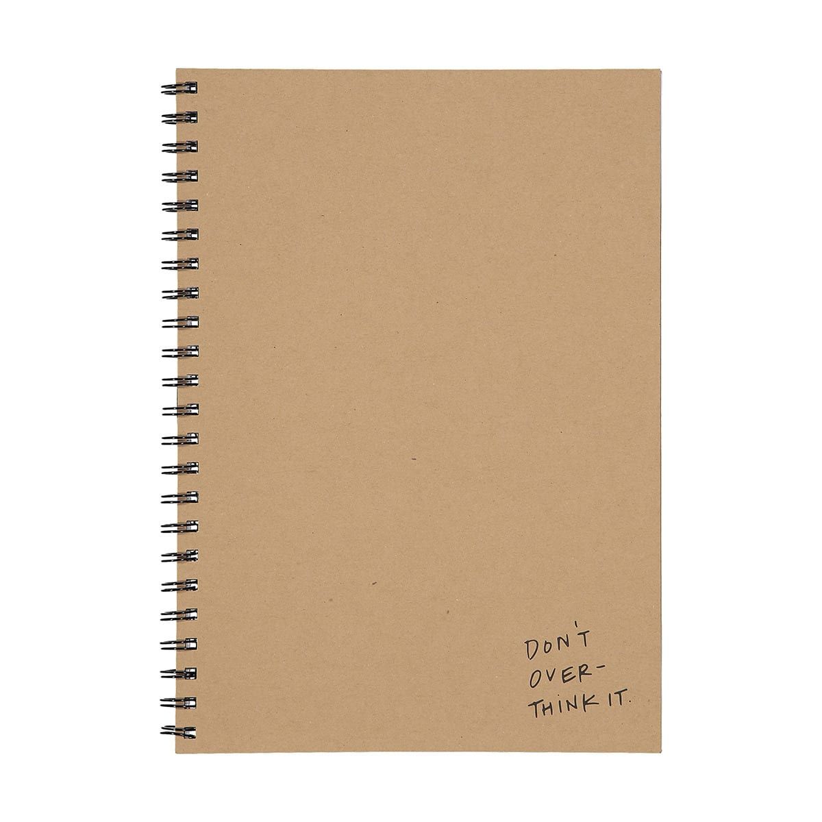 A4 Spiral Notebook - Kraft