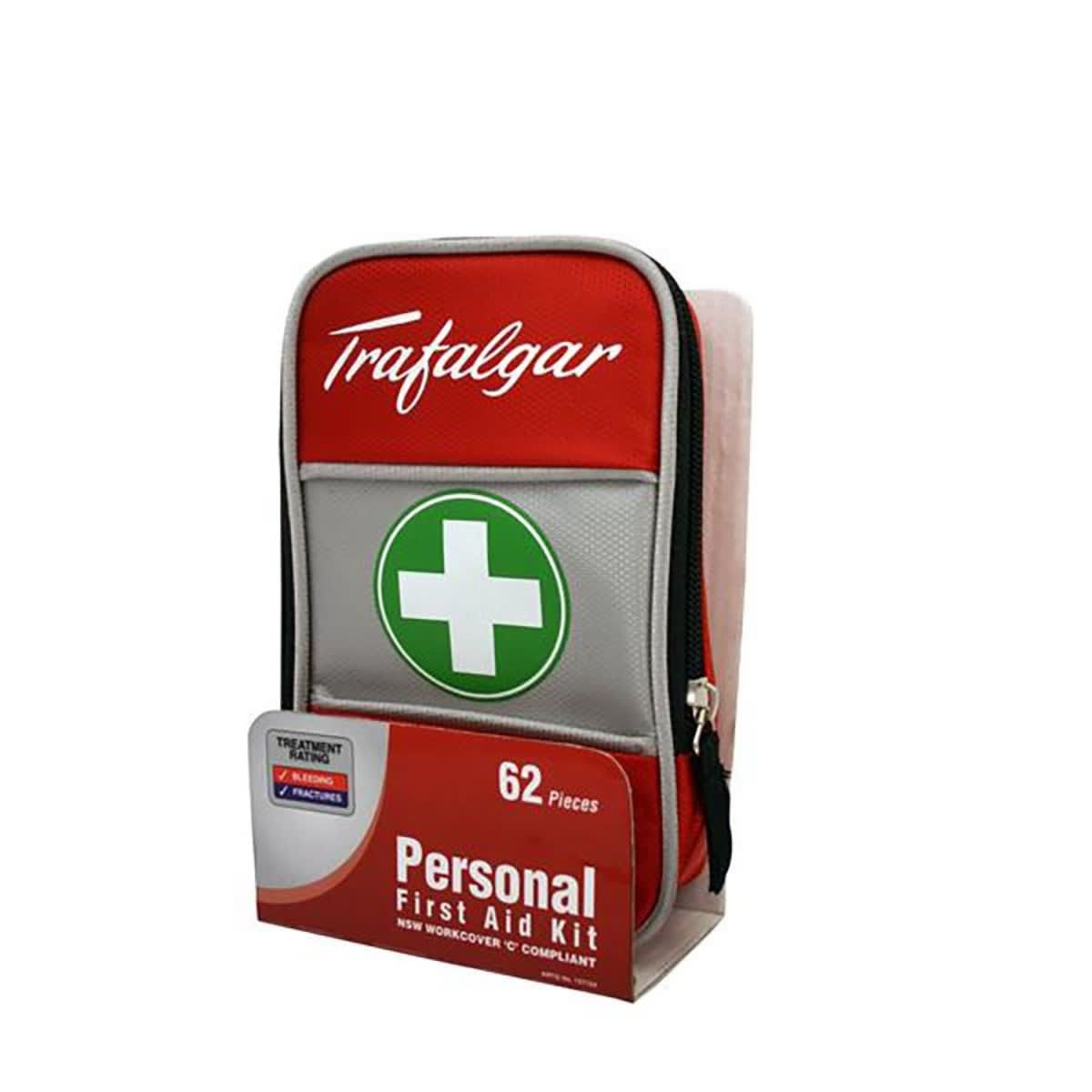Trafalgar Personal First Aid Kit - 62 Piece