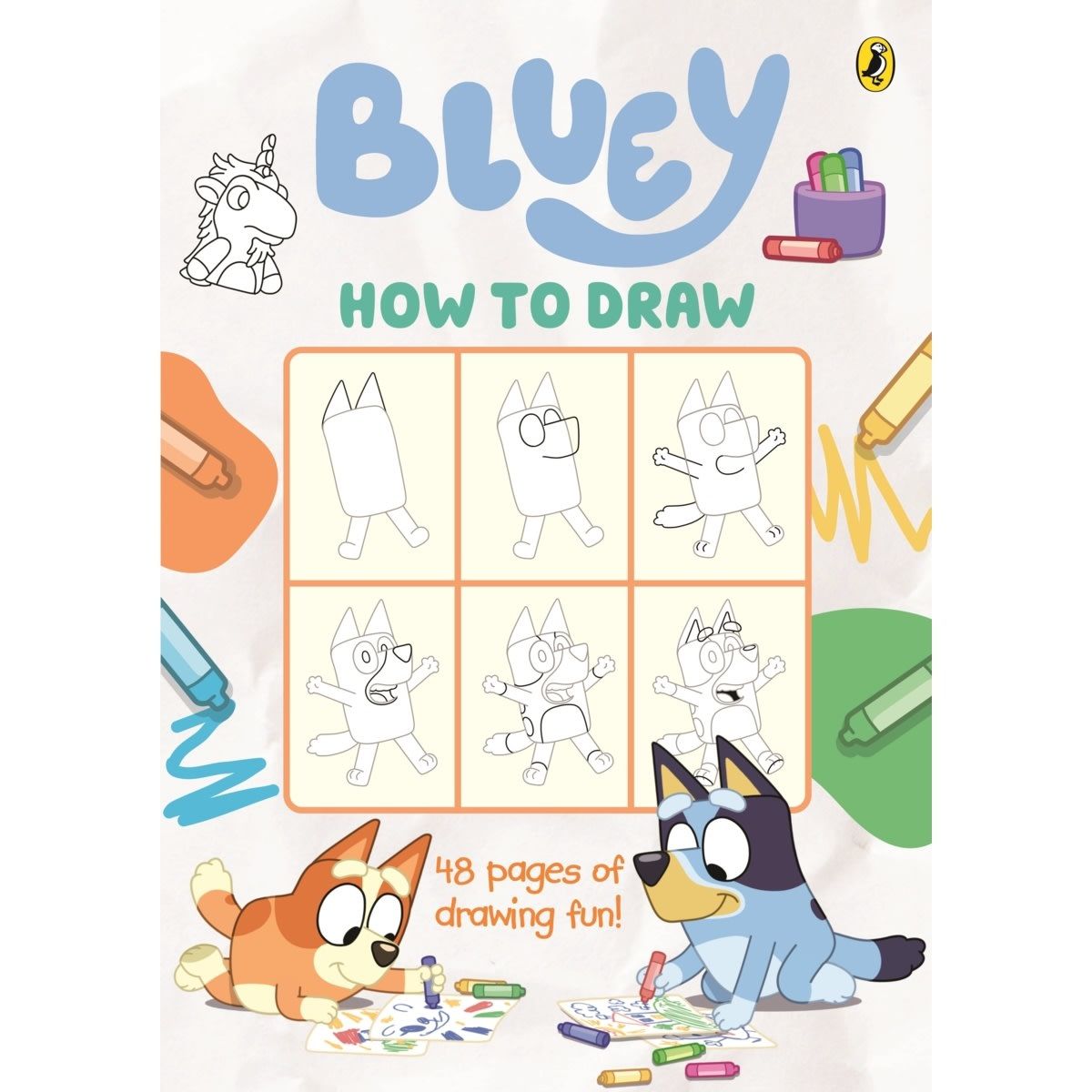 Bluey: How To Draw - Book