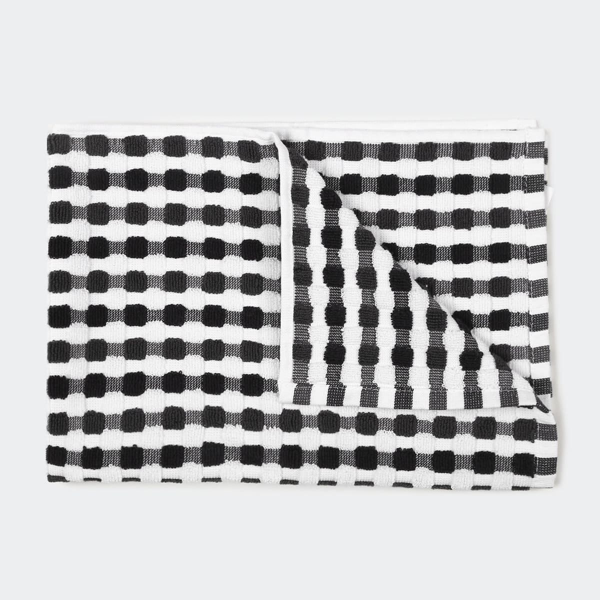 Monochrome Popcorn Hand Towel